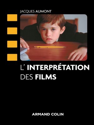 cover image of L'interprétation des films